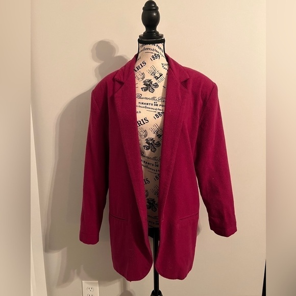 Vintage Dynamix Fuchsia Blazer - Picture 1 of 7